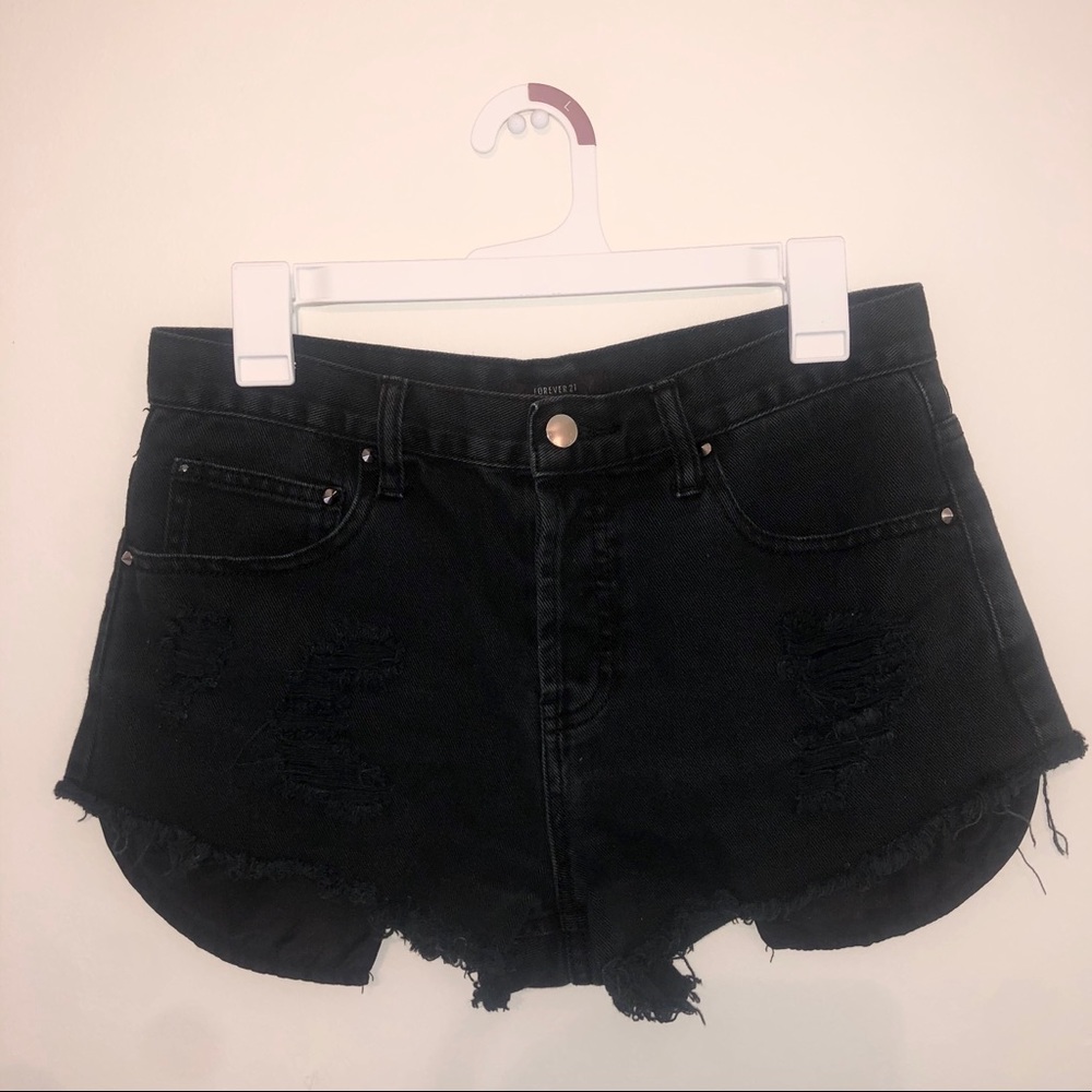 Forever 21 High-waisted Denim Cutoffs